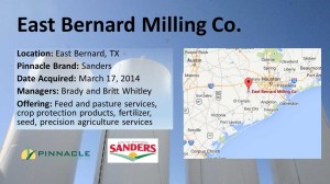 Pinnacle Acquires East Bernard Milling Co.