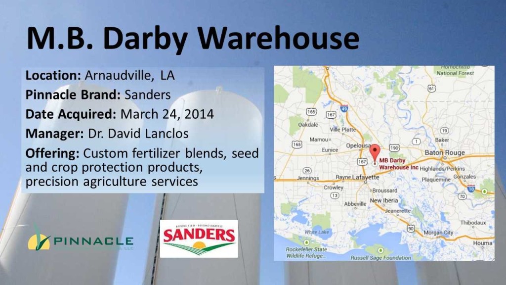 Pinnacle Acquires M.B. Darby Warehouse