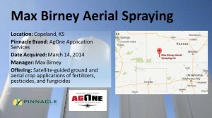 Pinnacle Acquires Max Birney Aerial Spraying