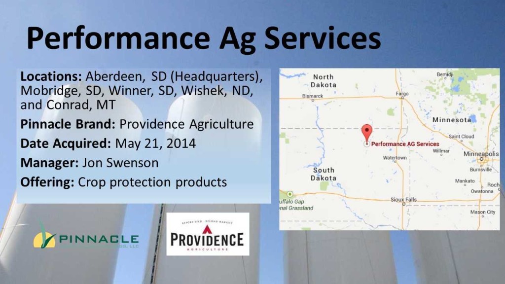 Pinnacle Acquires Performance Ag Services