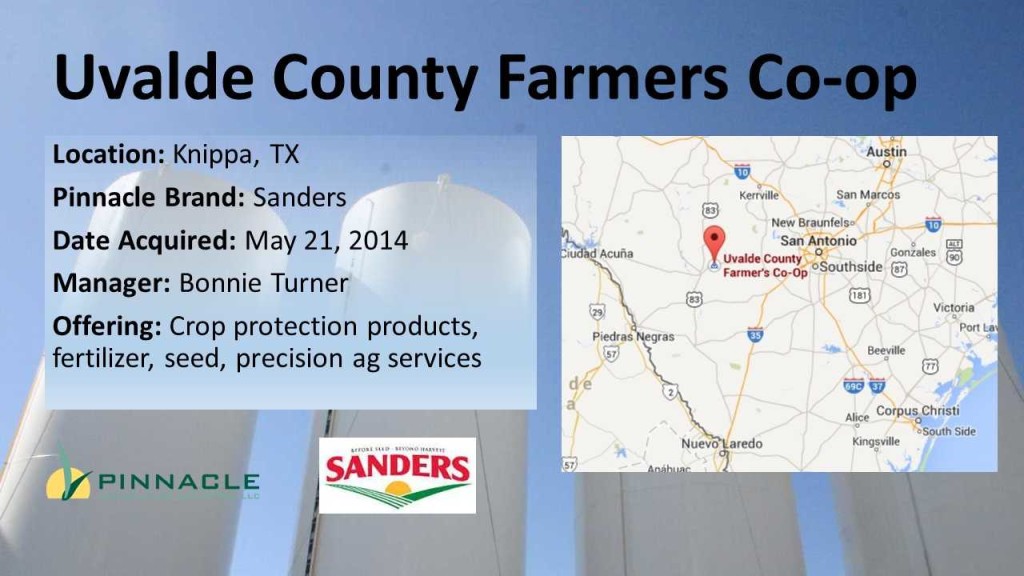 Pinnacle Acquires Uvalde County Farmers Co-op