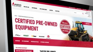 New AGCO Website Helps Customers Shop For Certified Pre-Owned Ag Equipment