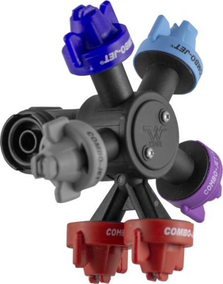 Combo-Rate Double-Down Nozzles