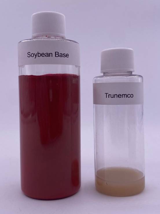 Seed-applied Trunemco, nematode manage-ment technology from Nufarm, provides lead-ing level nematode protection at ultra-low use rates, leaving space for every seed package. Photo Courtesy: Nufarm