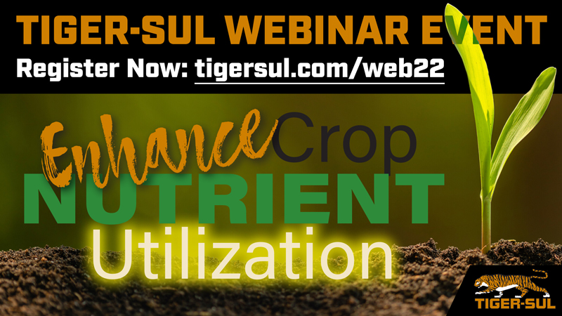 Tiger-Sul Webinar Event: Enhance Crop Nutrient Utilization with Sulphur