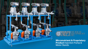 Micronutrient and Proprietary Product Injection Pump and Meter Stands
