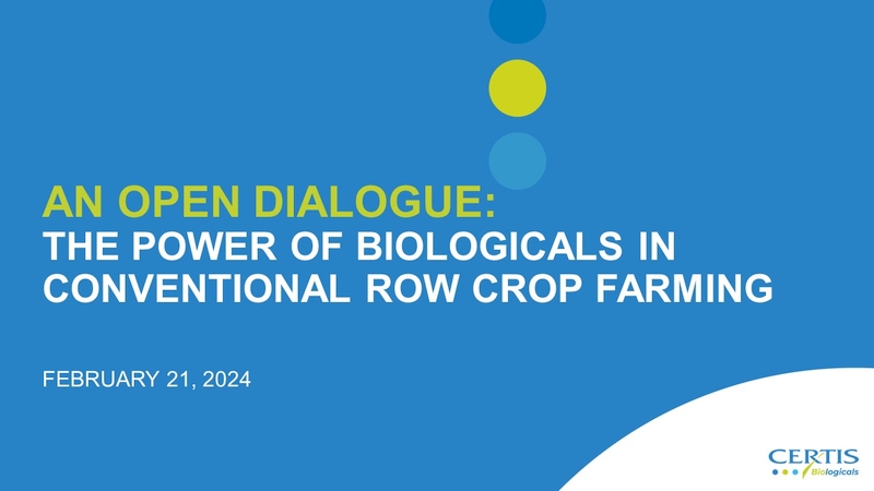 Biologicals Can Make a Difference in Row Crops